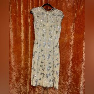 Vintage 50’s Sequined Cocktail Dress Women’s Small